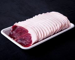天然猪　焼肉用　もも肉　スライス500g